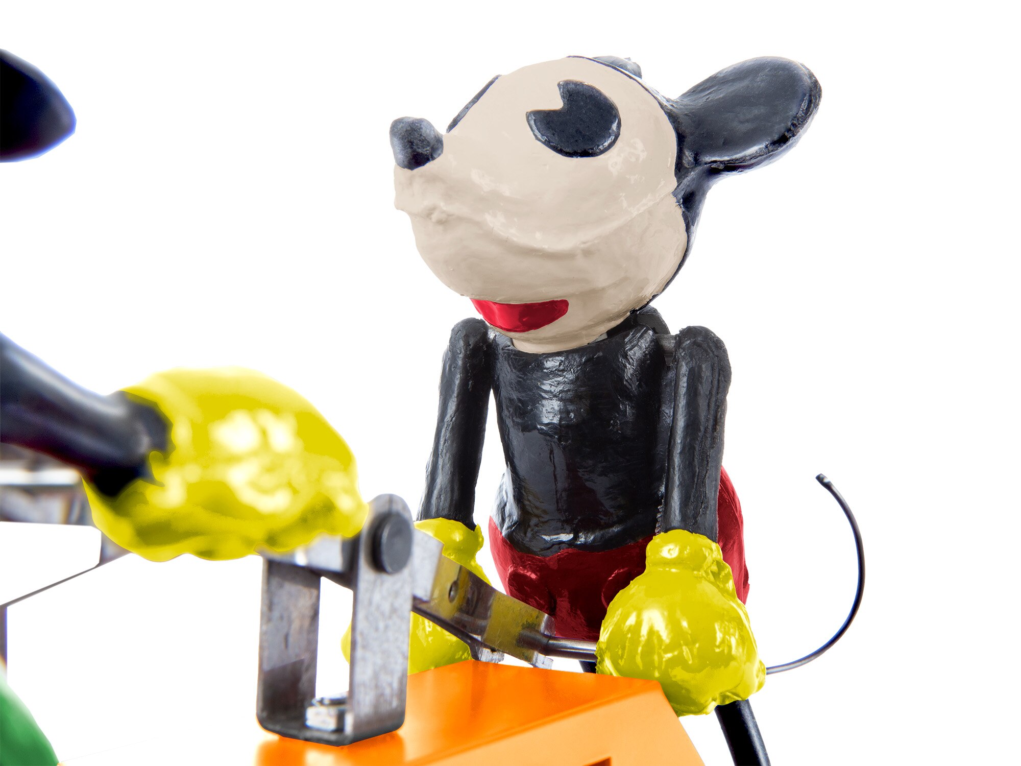 Disney's Mickey Mouse and Minnie Mouse Handcar - Orange